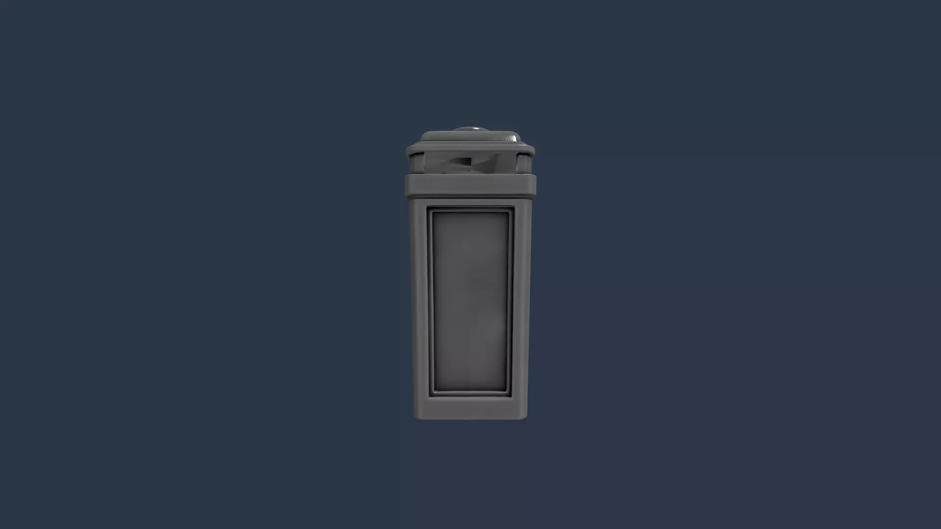 Dustbin 3D model_1