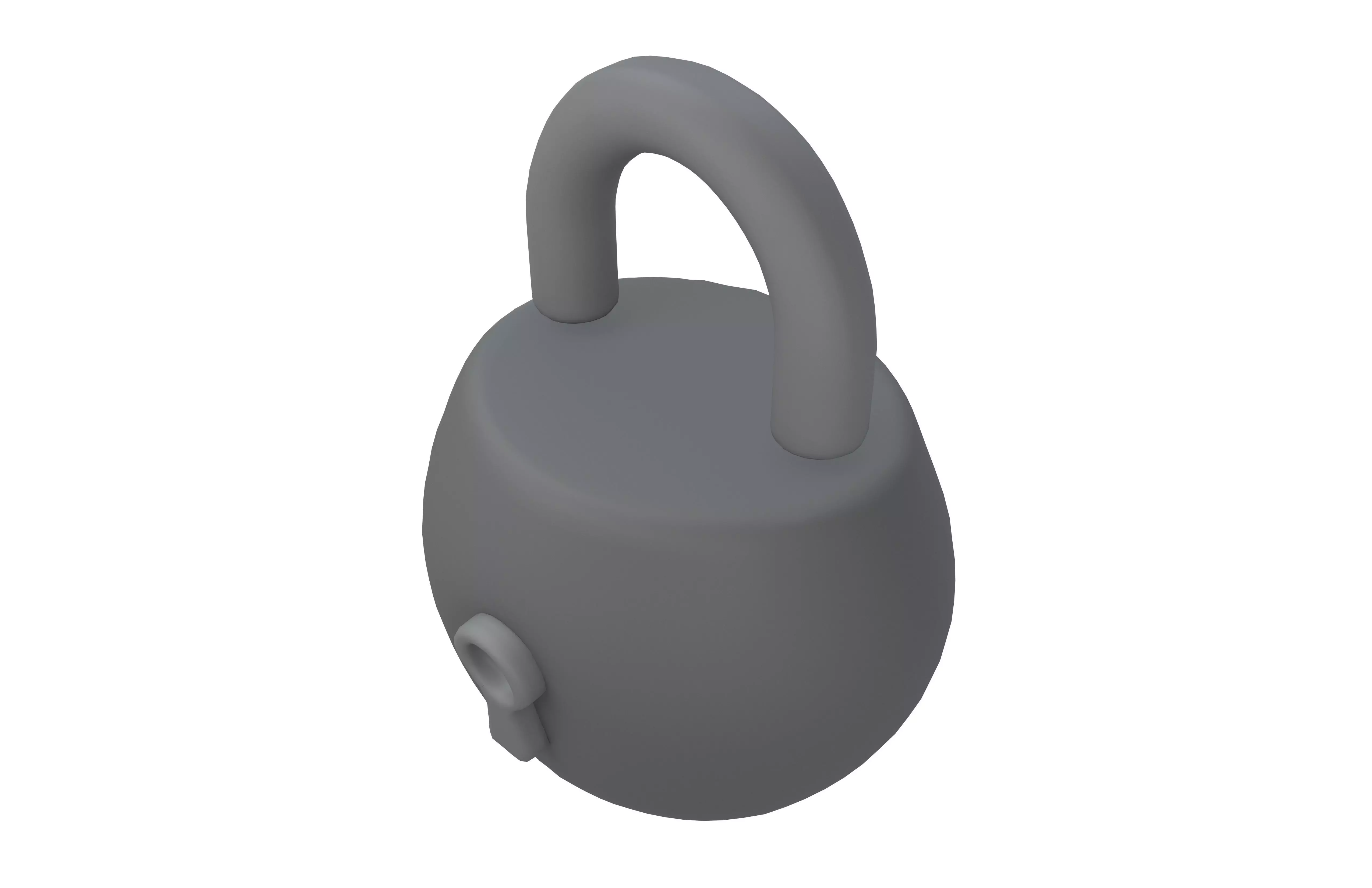 Lock Symbol v1 001 Low-poly 3D model_2
