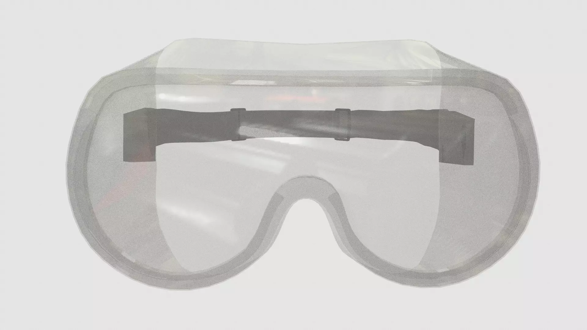 Chemical Splash Goggles Low Poly Low-poly 3D model_17