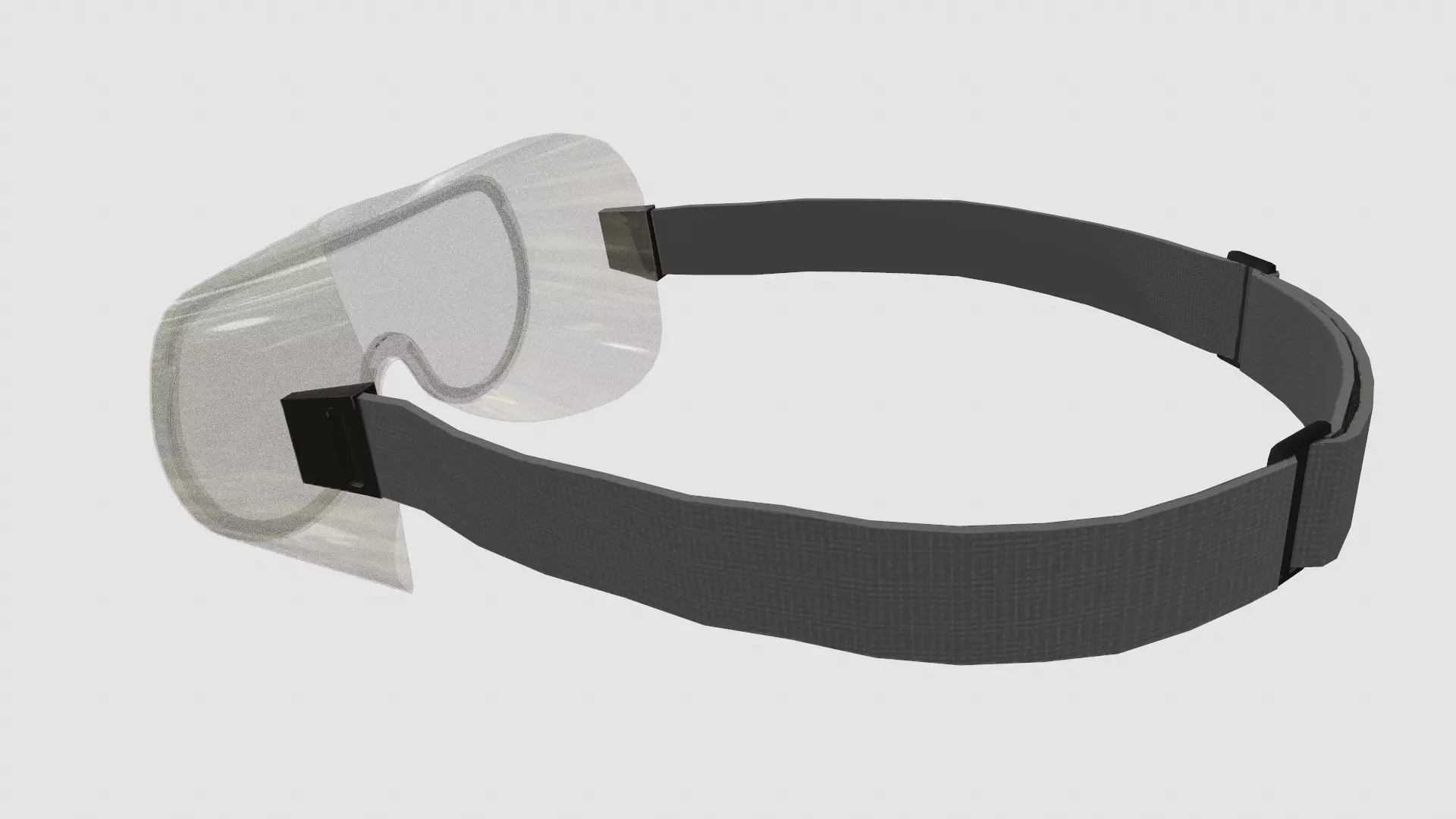 Chemical Splash Goggles Low Poly Low-poly 3D model_19