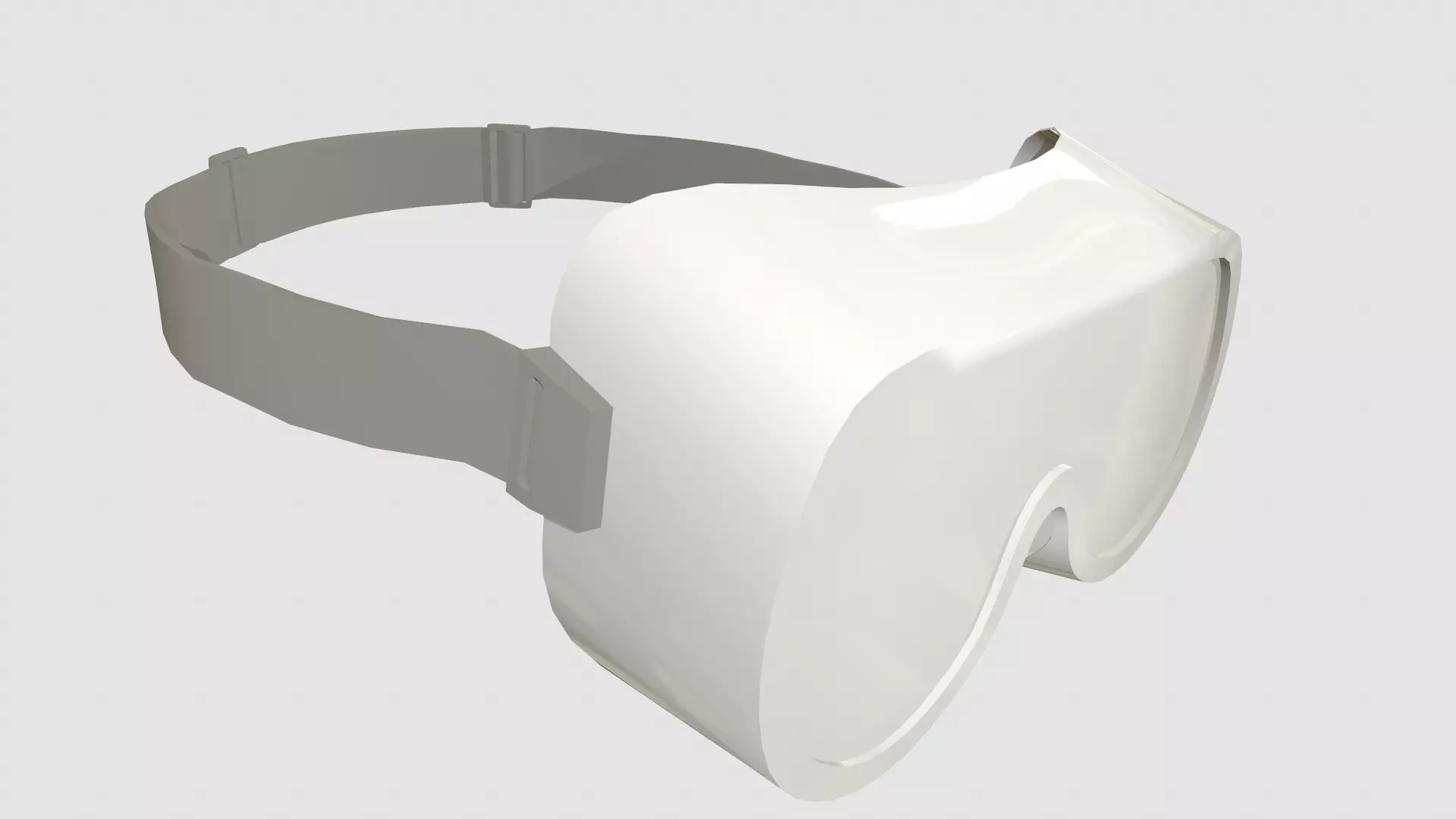 Chemical Splash Goggles Low Poly Low-poly 3D model_25