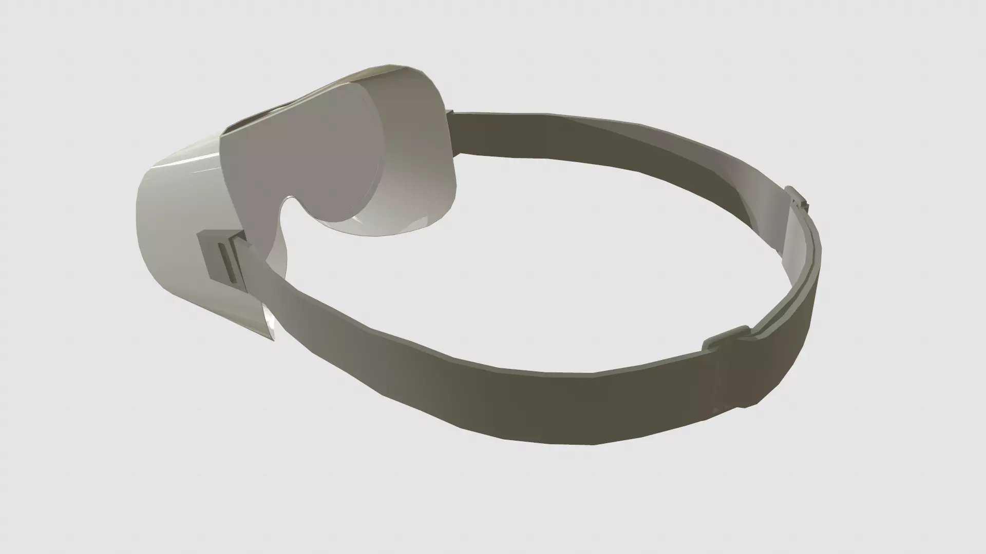 Chemical Splash Goggles Low Poly Low-poly 3D model_26