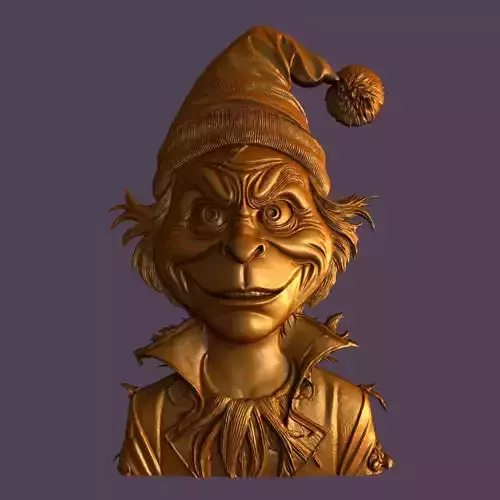 3d models for 3d printer Grinch