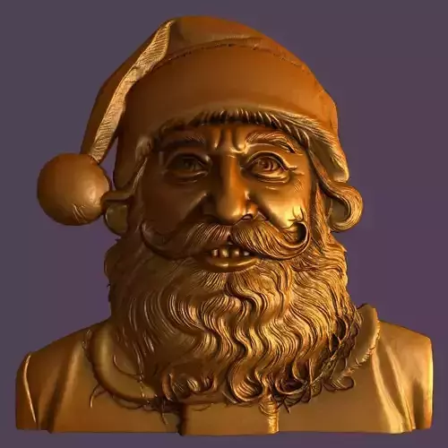 3d models for 3d printer Santa Claus