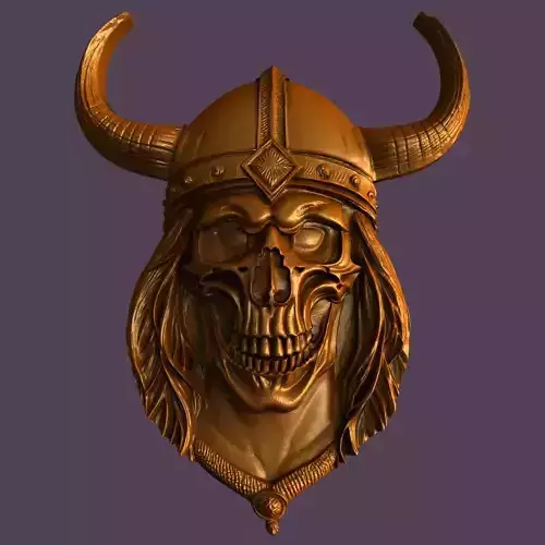 3d models for 3d printer Skull viking