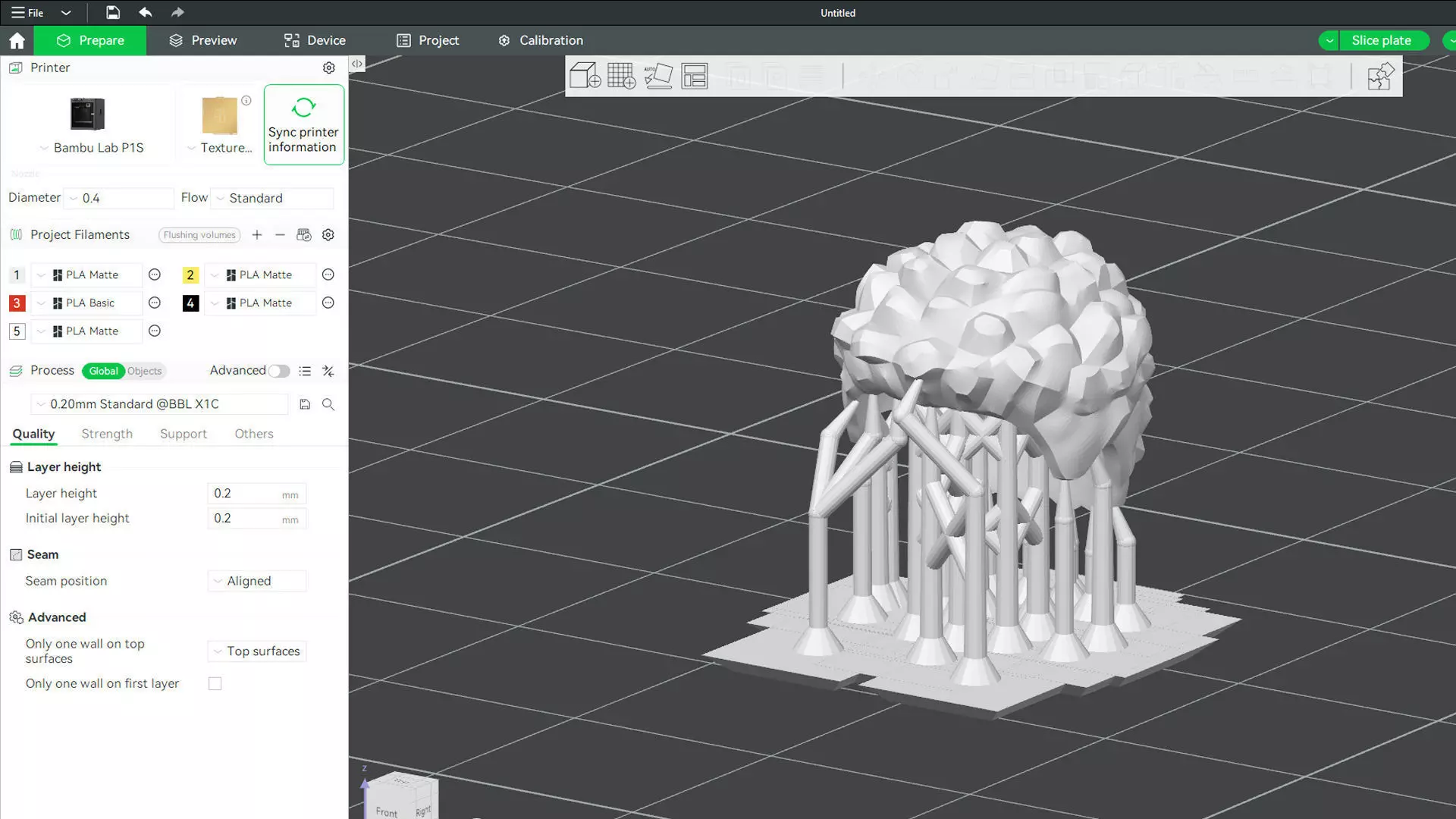 Custom3Dprint Minifigure Accessory - Minifigure Hair S2 - 079 3D print model_3