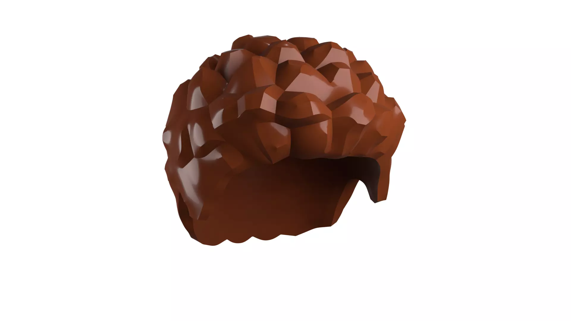 Custom3Dprint Minifigure Accessory - Minifigure Hair S2 - 079 3D print model_9