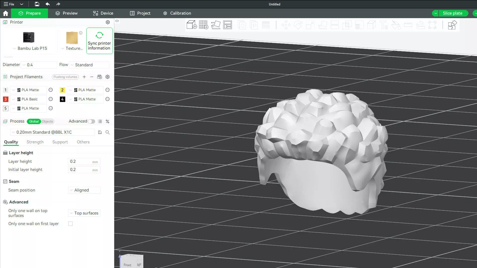 Custom3Dprint Minifigure Accessory - Minifigure Hair S2 - 079 3D print model_2