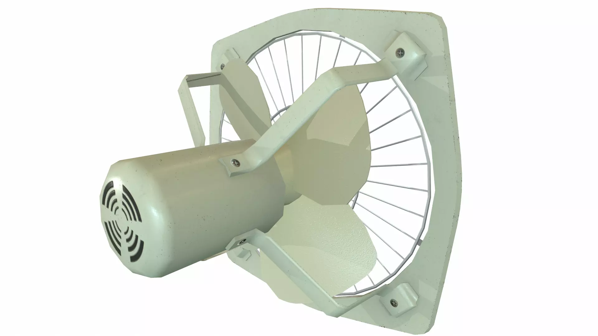 Exhaust Fan Low Poly Low-poly 3D model_18