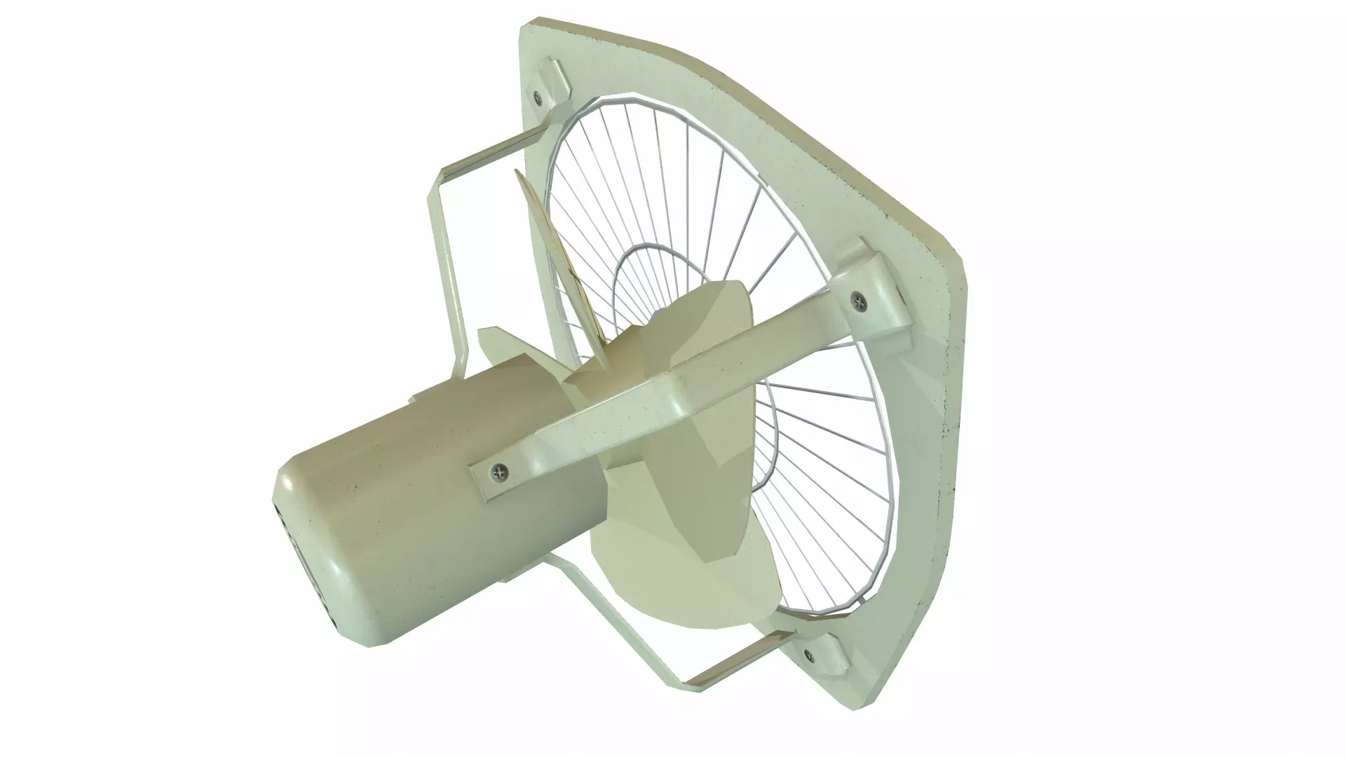 Exhaust Fan Low Poly Low-poly 3D model_20