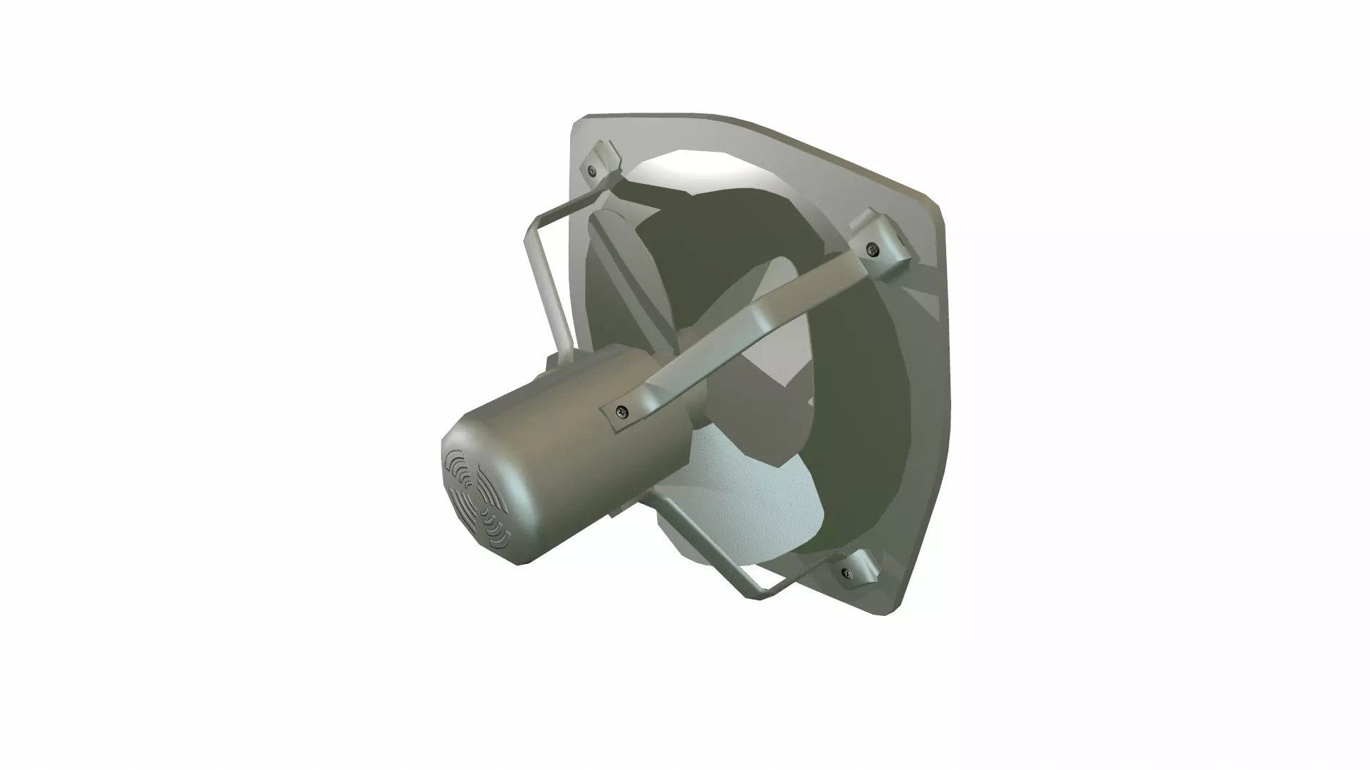 Exhaust Fan Low Poly Low-poly 3D model_26