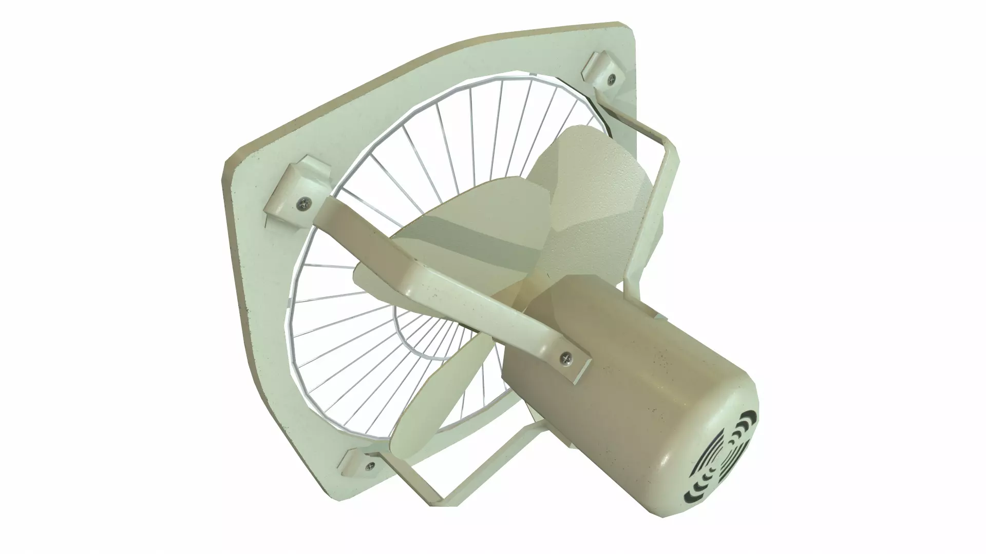 Exhaust Fan Low Poly Low-poly 3D model_19