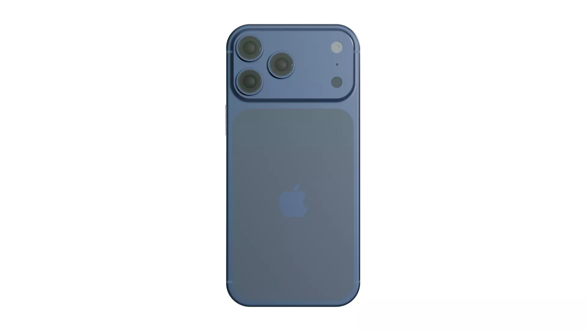 Iphone 17 Pro Max Deep Blue 3D model 3D model 3D model_2