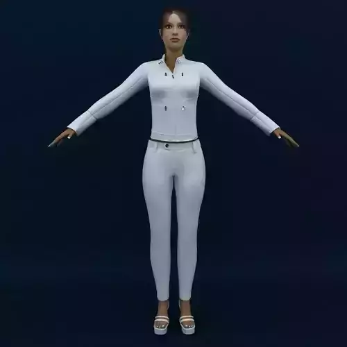 FEMALE 3D MODEL woman clothing