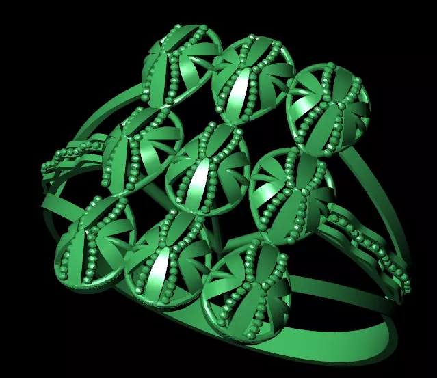 Rings 3D print model_2