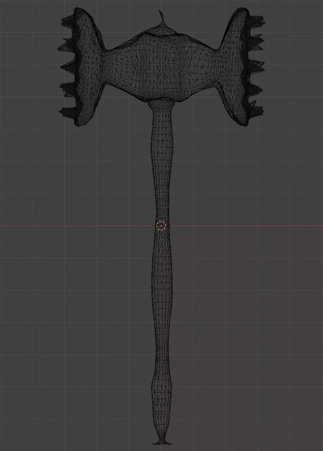 Battle Hammer V1 Pack Low-poly 3D model_1