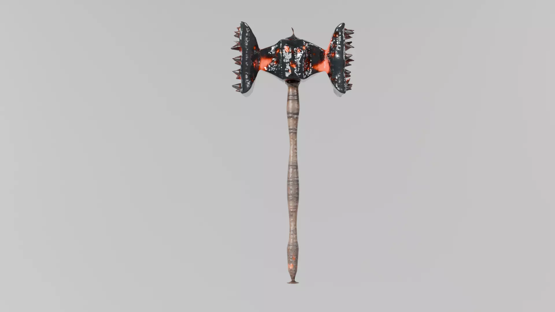 Battle Hammer V1 Pack Low-poly 3D model_4