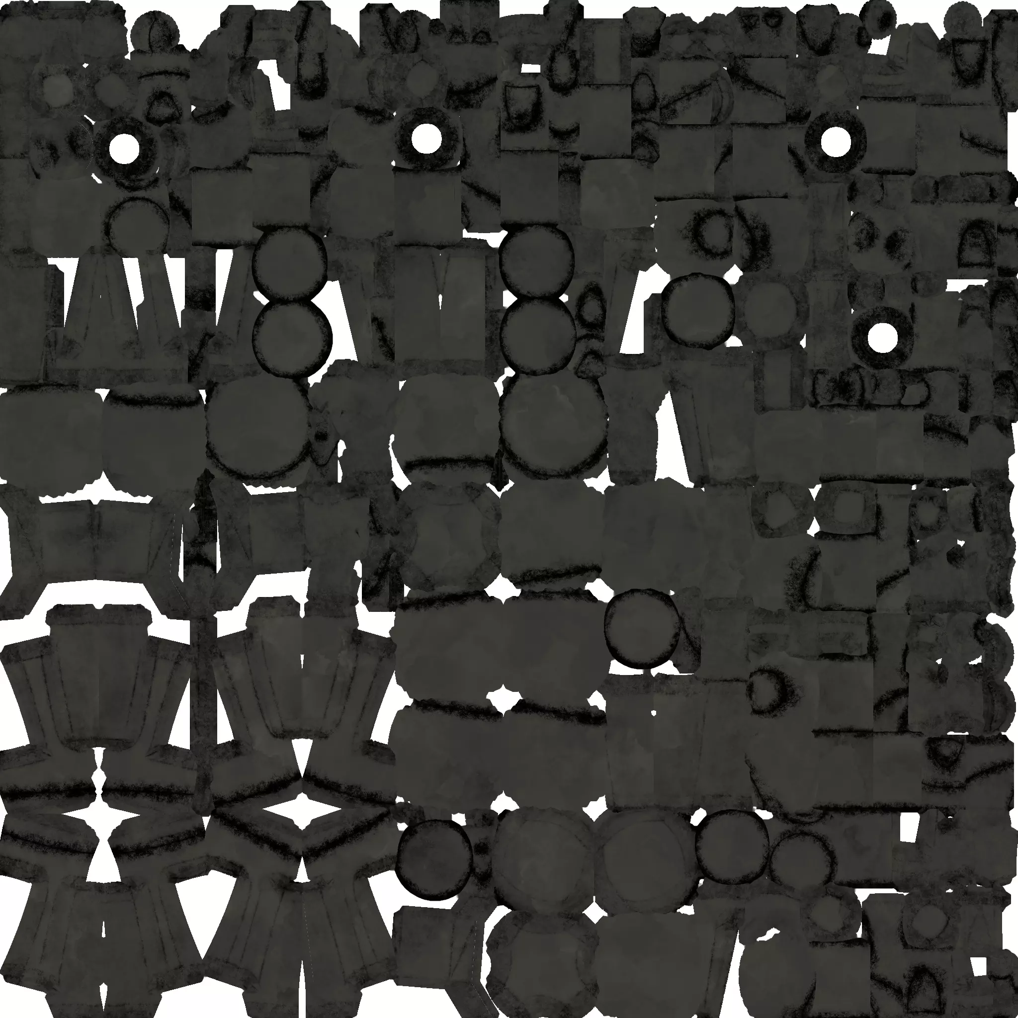 Military Mecha - Prototype 001 Low-poly 3D model_21