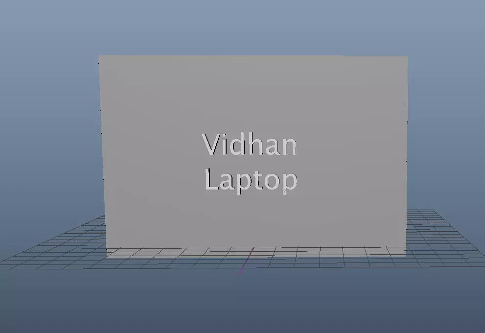 Laptop 3D Model Low-poly 3D model_2