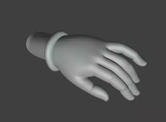 A female hand sculpture model