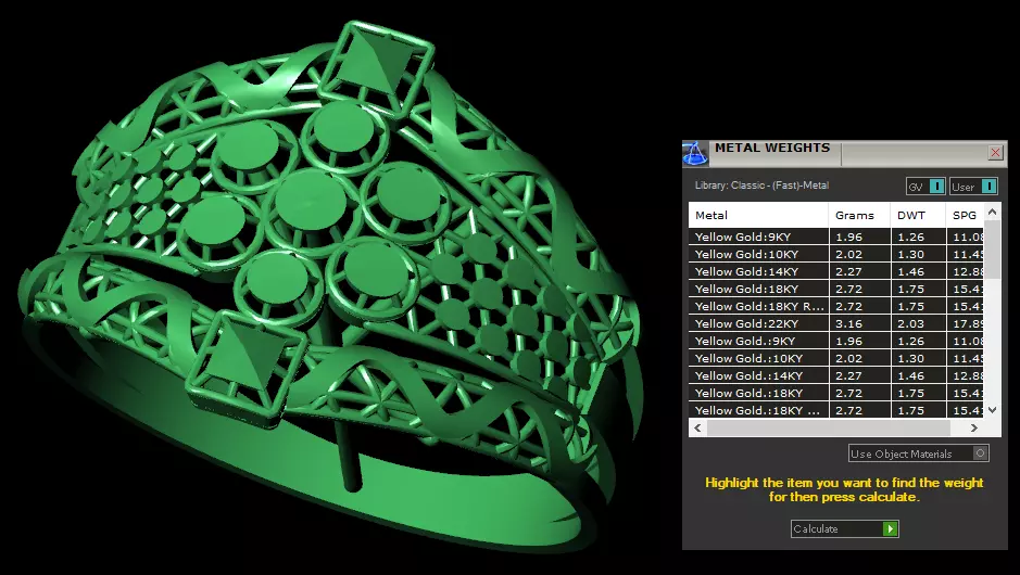 Rings 3D print model_3