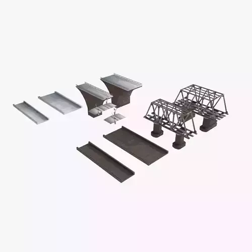 a set of railway bridges