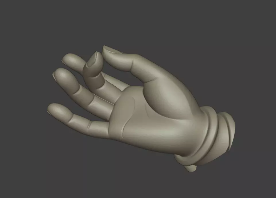 The Buddha hand a hand sculpture model 3D print model_0