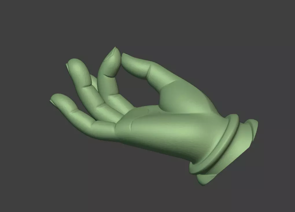 The Buddha hand a hand sculpture model 3D print model_3