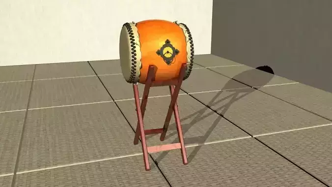 Taiko Drum Sports and Hobbies Free 3D model