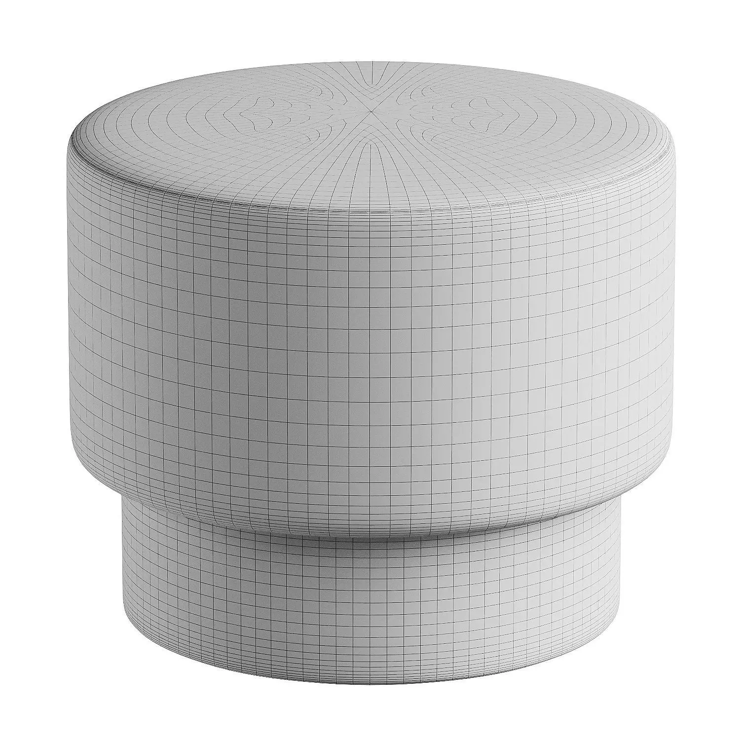 pouf pastilles 1 3D model_6