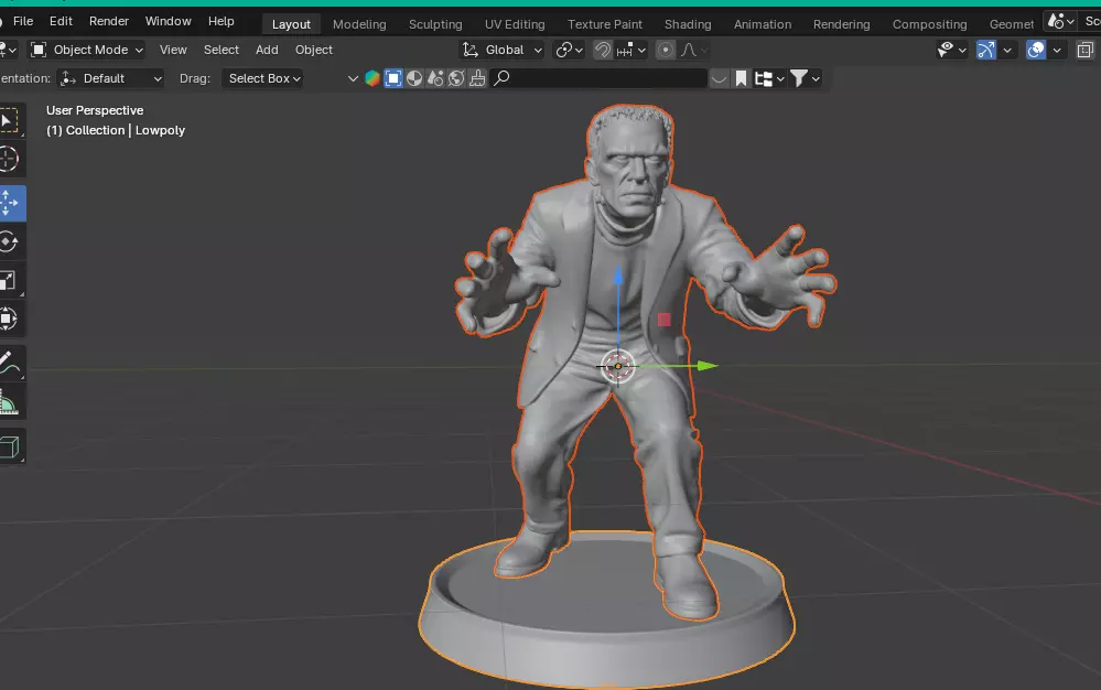 Frankenstein Free 3D print model_17
