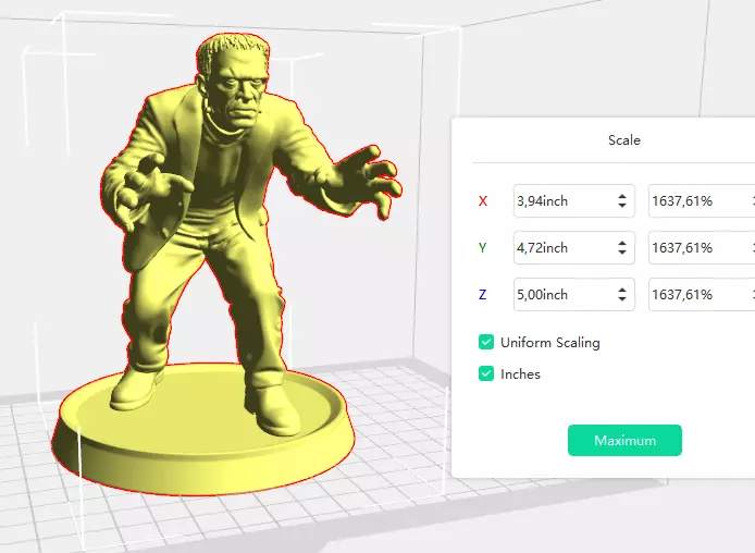 Frankenstein Free 3D print model_14