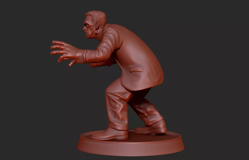 Frankenstein Free 3D print model_9