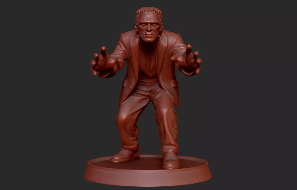 Frankenstein Free 3D print model_24
