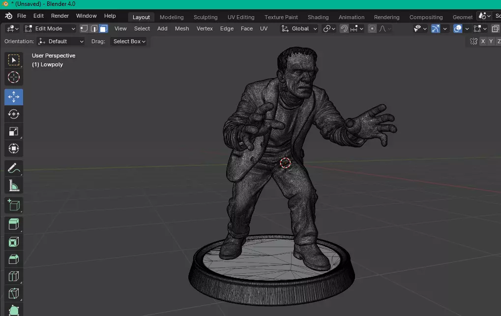 Frankenstein Free 3D print model_19
