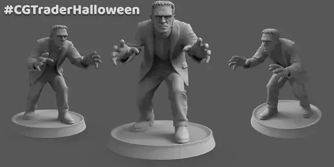 Frankenstein Free 3D print model