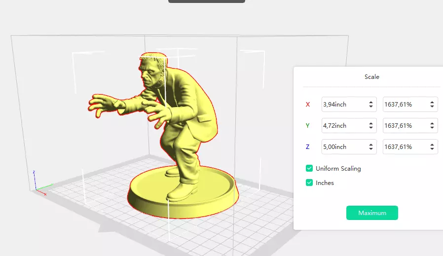 Frankenstein Free 3D print model_5