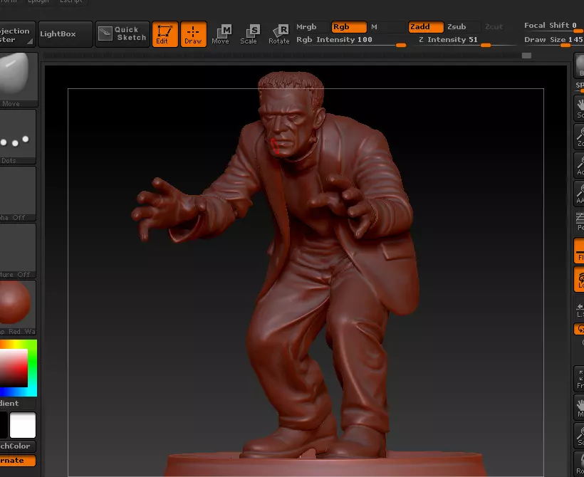 Frankenstein Free 3D print model_7