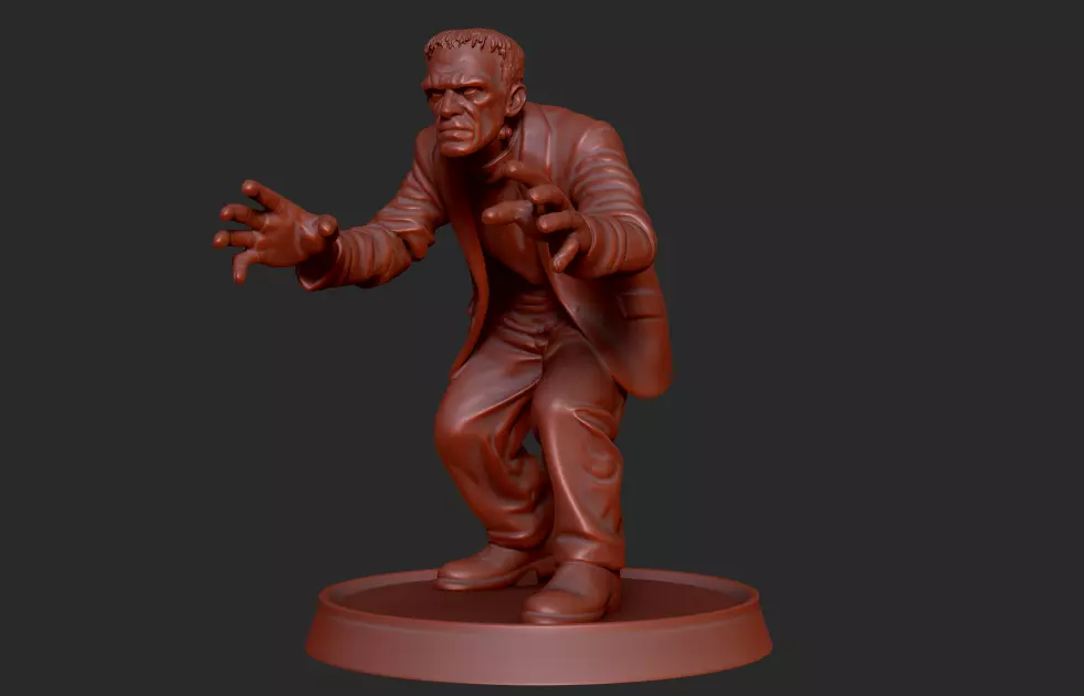 Frankenstein Free 3D print model_12