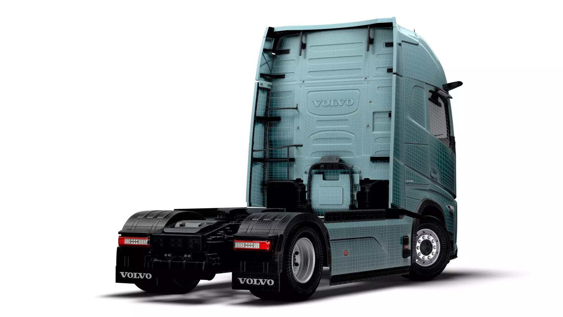 Volvo FH Aero Electric 4x2 Tractor 2026 3D model_20