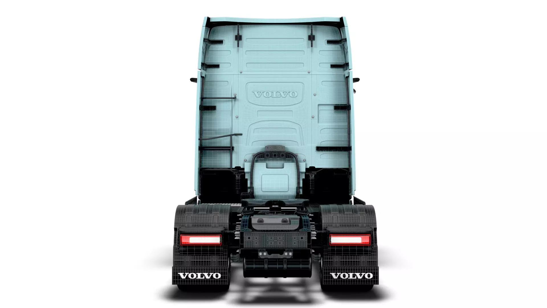 Volvo FH Aero Electric 4x2 Tractor 2026 3D model_25