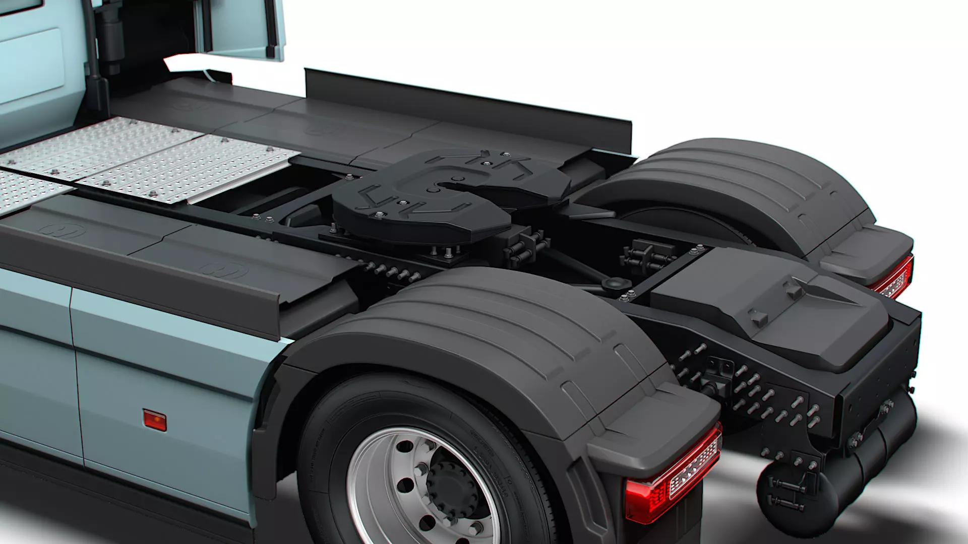 Volvo FH Aero Electric 4x2 Tractor 2026 3D model_12