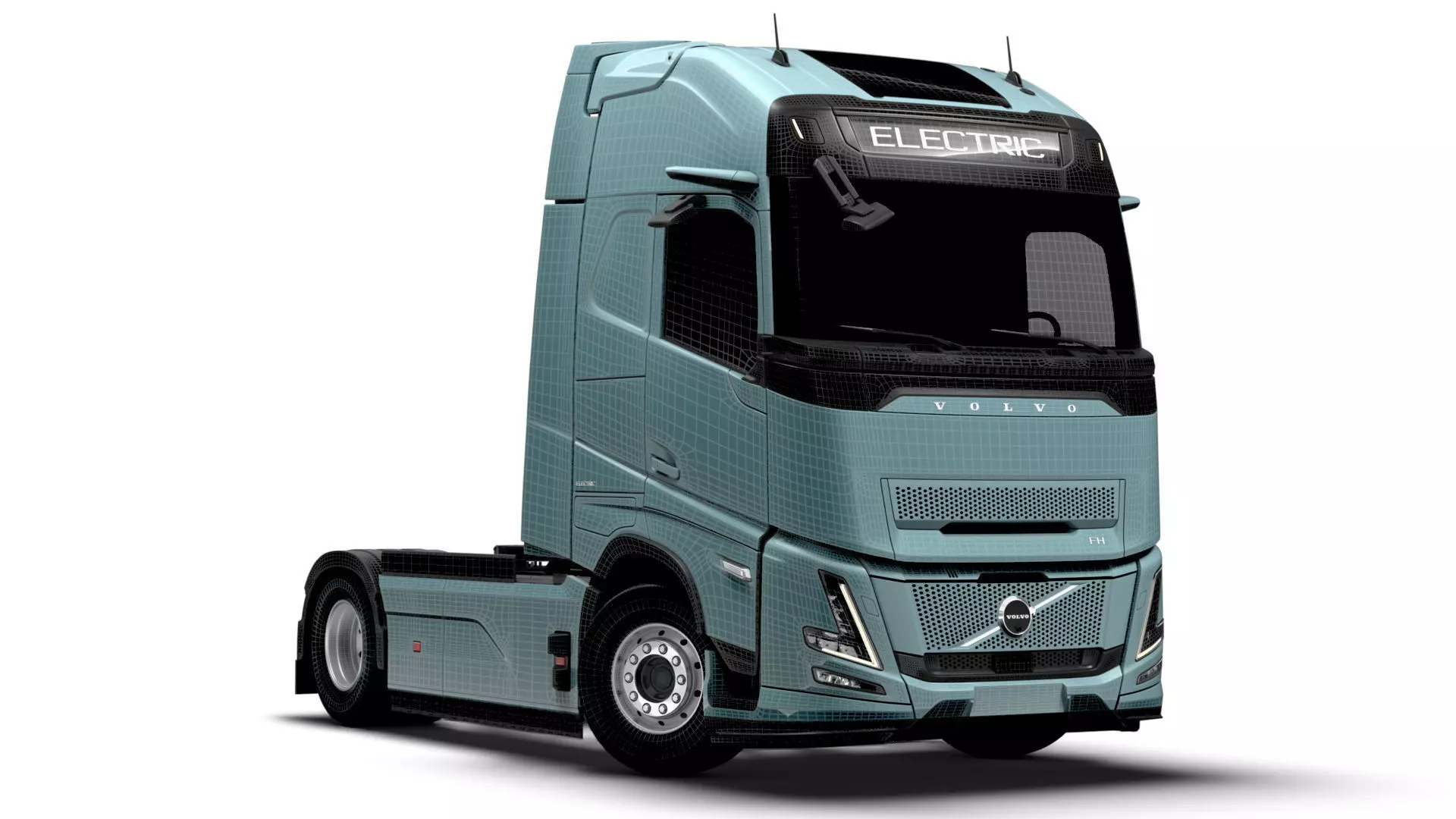 Volvo FH Aero Electric 4x2 Tractor 2026 3D model_15