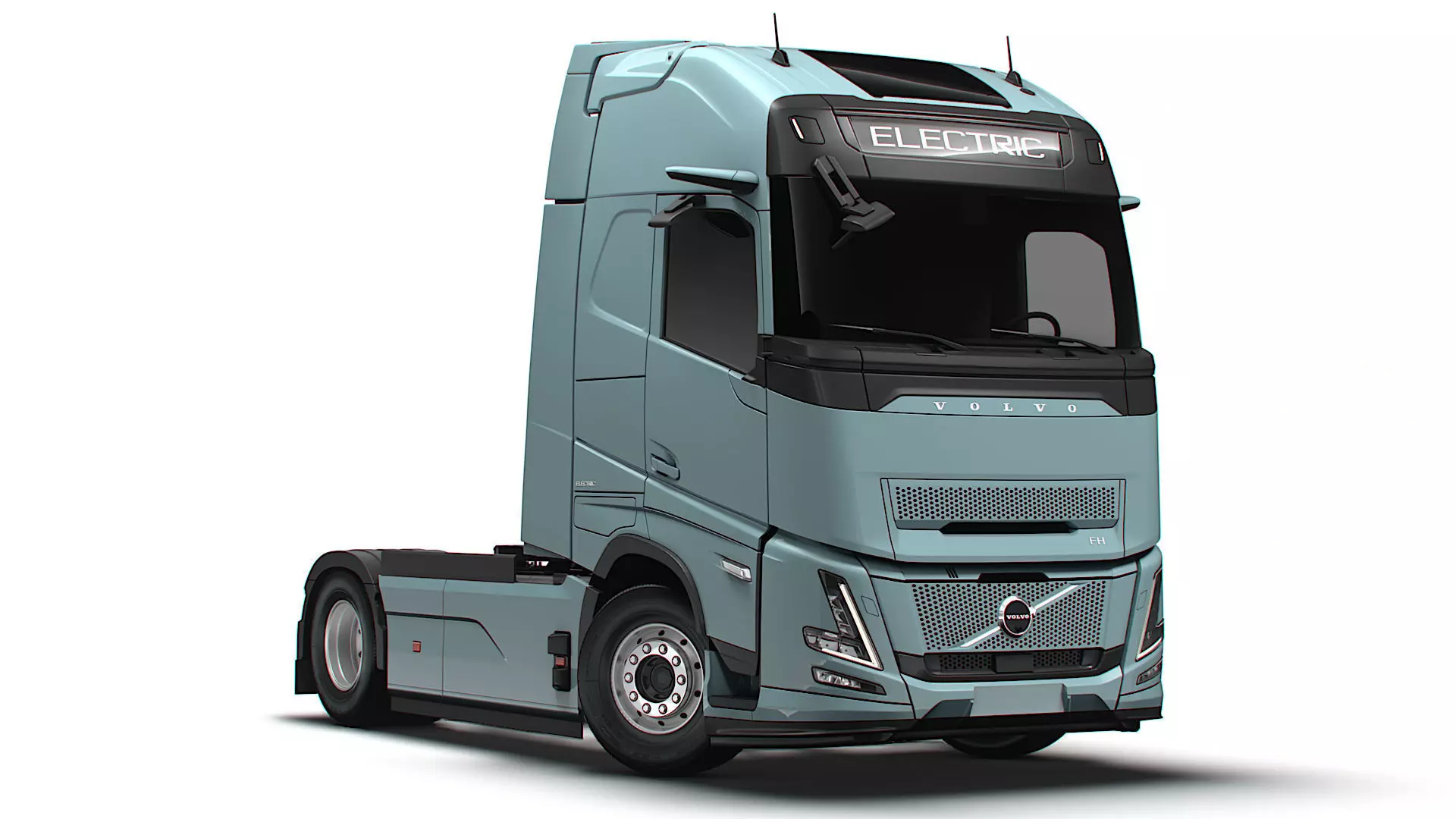 Volvo FH Aero Electric 4x2 Tractor 2026 3D model_0