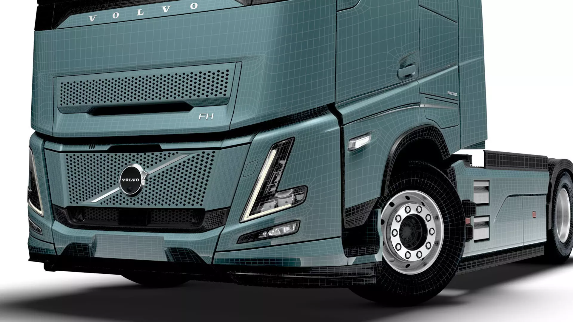 Volvo FH Aero Electric 4x2 Tractor 2026 3D model_18