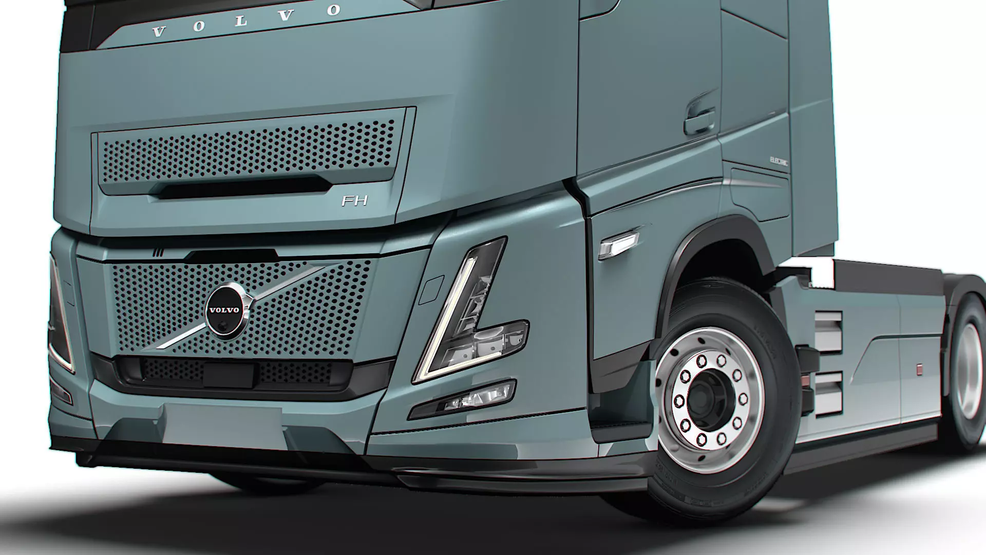 Volvo FH Aero Electric 4x2 Tractor 2026 3D model_3