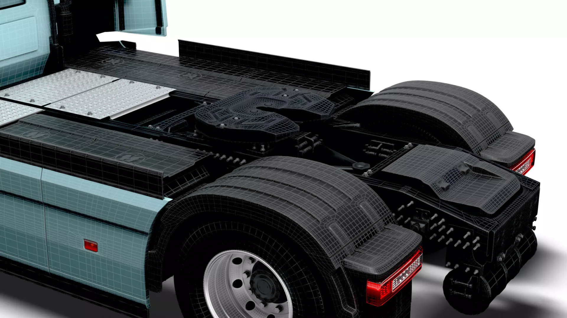 Volvo FH Aero Electric 4x2 Tractor 2026 3D model_27