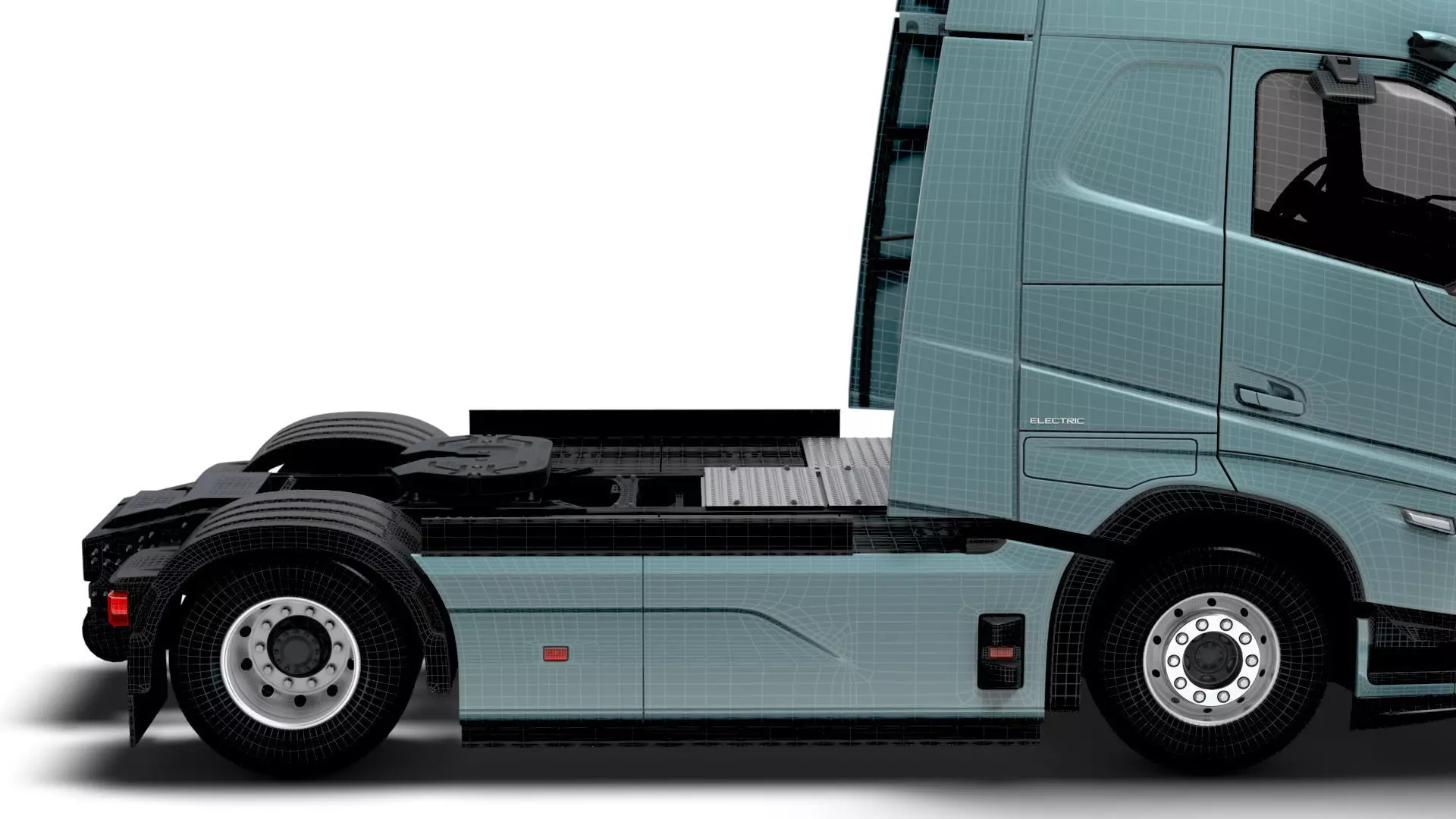 Volvo FH Aero Electric 4x2 Tractor 2026 3D model_16