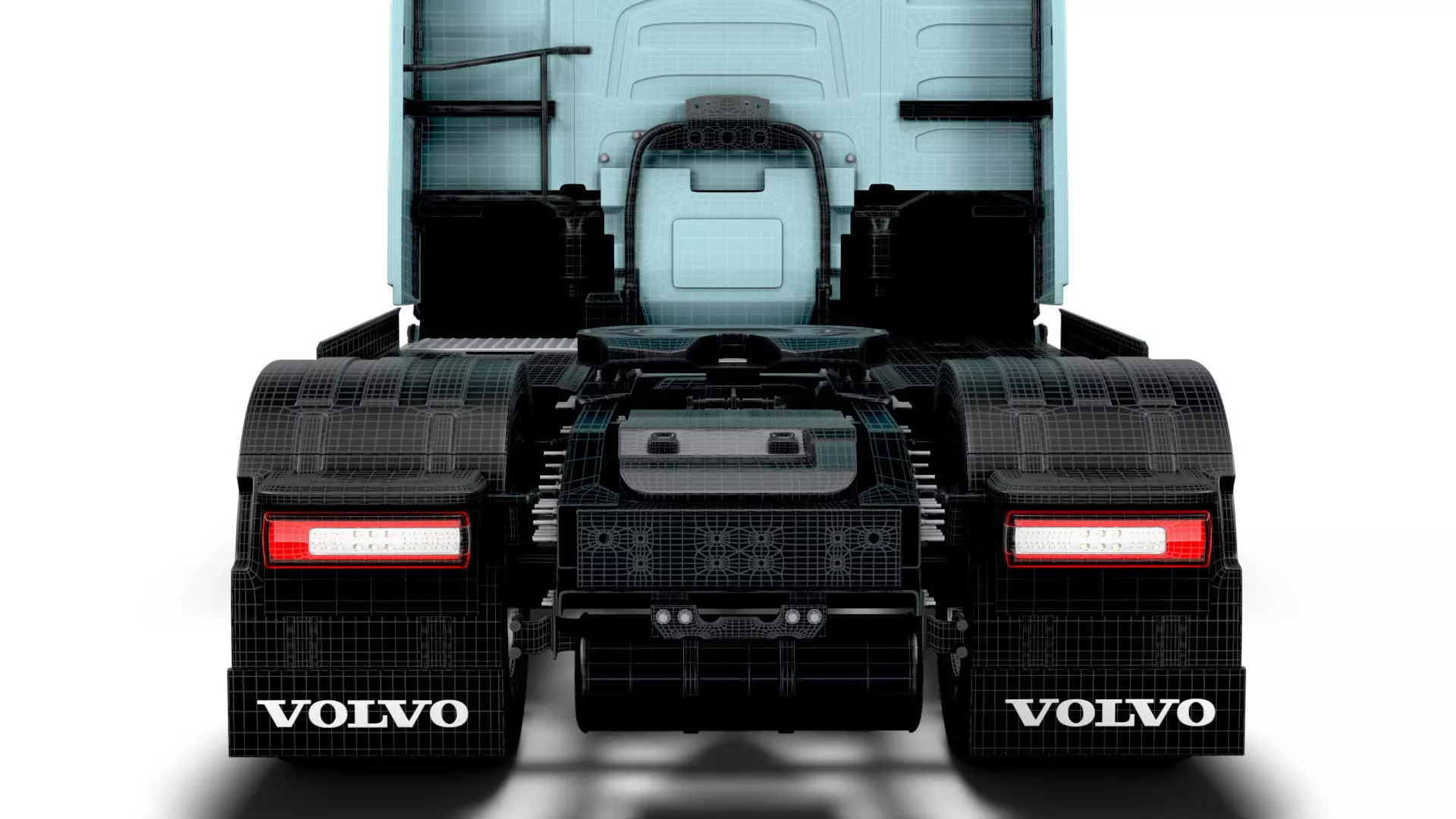 Volvo FH Aero Electric 4x2 Tractor 2026 3D model_29