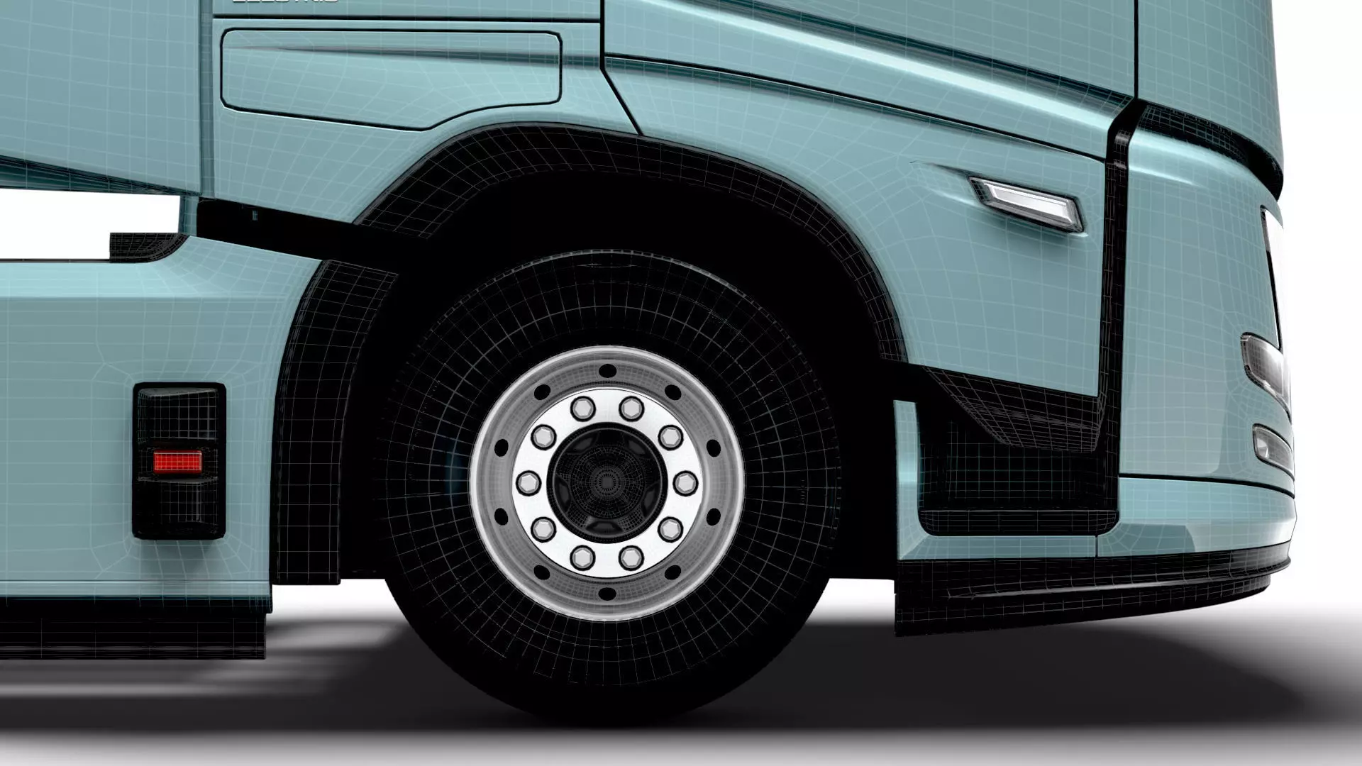 Volvo FH Aero Electric 4x2 Tractor 2026 3D model_24